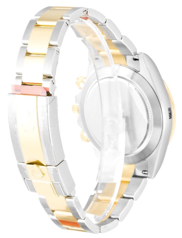 Rolex Cosmograph Daytona Mechanical Automatic 2016 Black Dial Gold Plated Men Wristwatch 116523