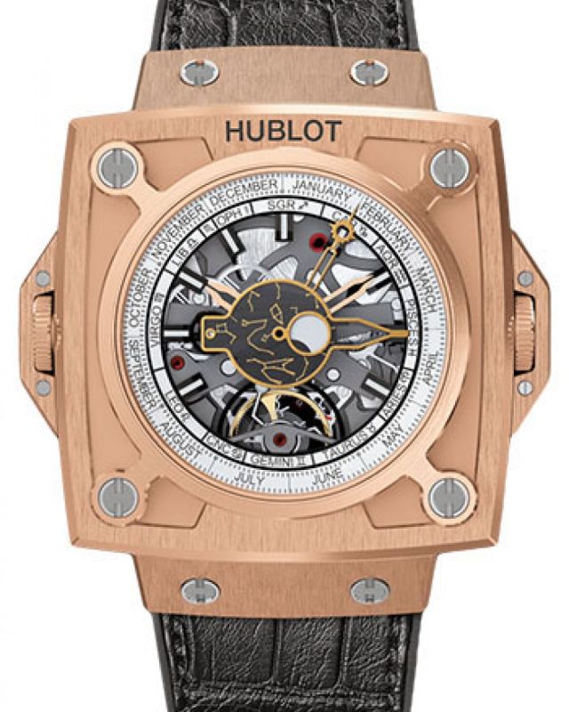 Đồng hồ đeo tay nam Hublot Big Bang Chronograph Mechanical 2005 Vỏ thép mặt số màu đen 301.sx.1170.rxHublot Master kiệt Mp-08 Antikythera Sunmoon Mechanical Manual 2020 Đồng hồ đeo tay nam mặt số màu xám King Gold 908.ox.1010.GR
