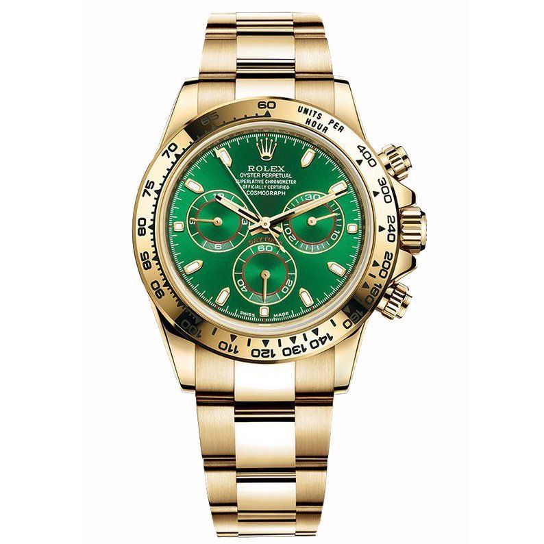Green Dial / Yellow Gold