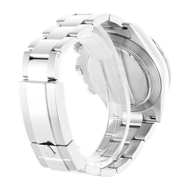 Rolex Cosmograph Daytona Mechanical Automatic 2016 Black Dial Stainless Steel Men Wristwatch 116520-0015