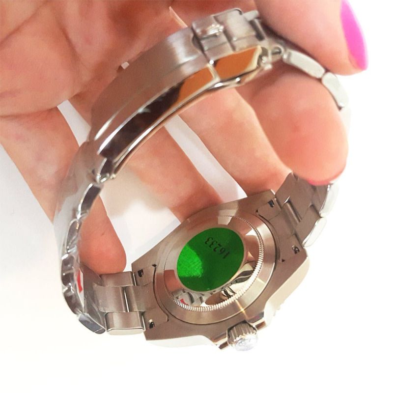 Rolex Submariner Mecânico Automático 2010 Mostrador Preto Relógio de Pulso Masculino de Aço Inoxidável 116610LN