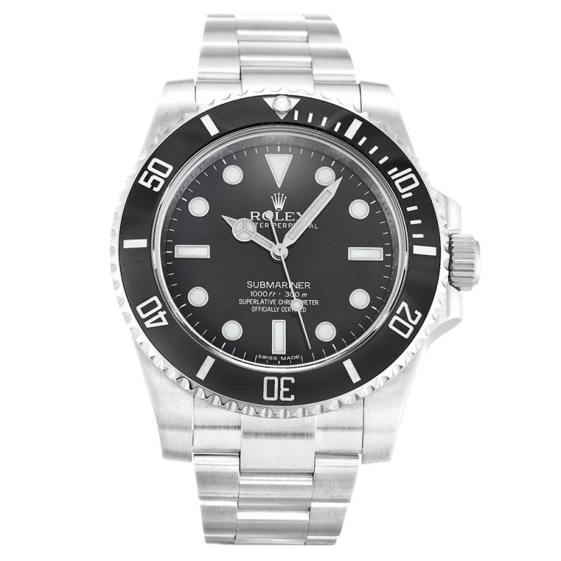 Rolex Submariner Mechanical Automatic 2019 Black Dial Steel Men Wristwatch 114060