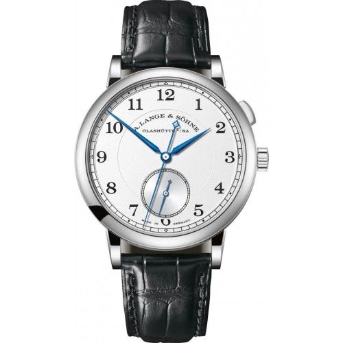 A. Lange 1815「向 Walter Lange 致敬」機械手動銀色錶盤白金錶殼男士腕錶 297.026