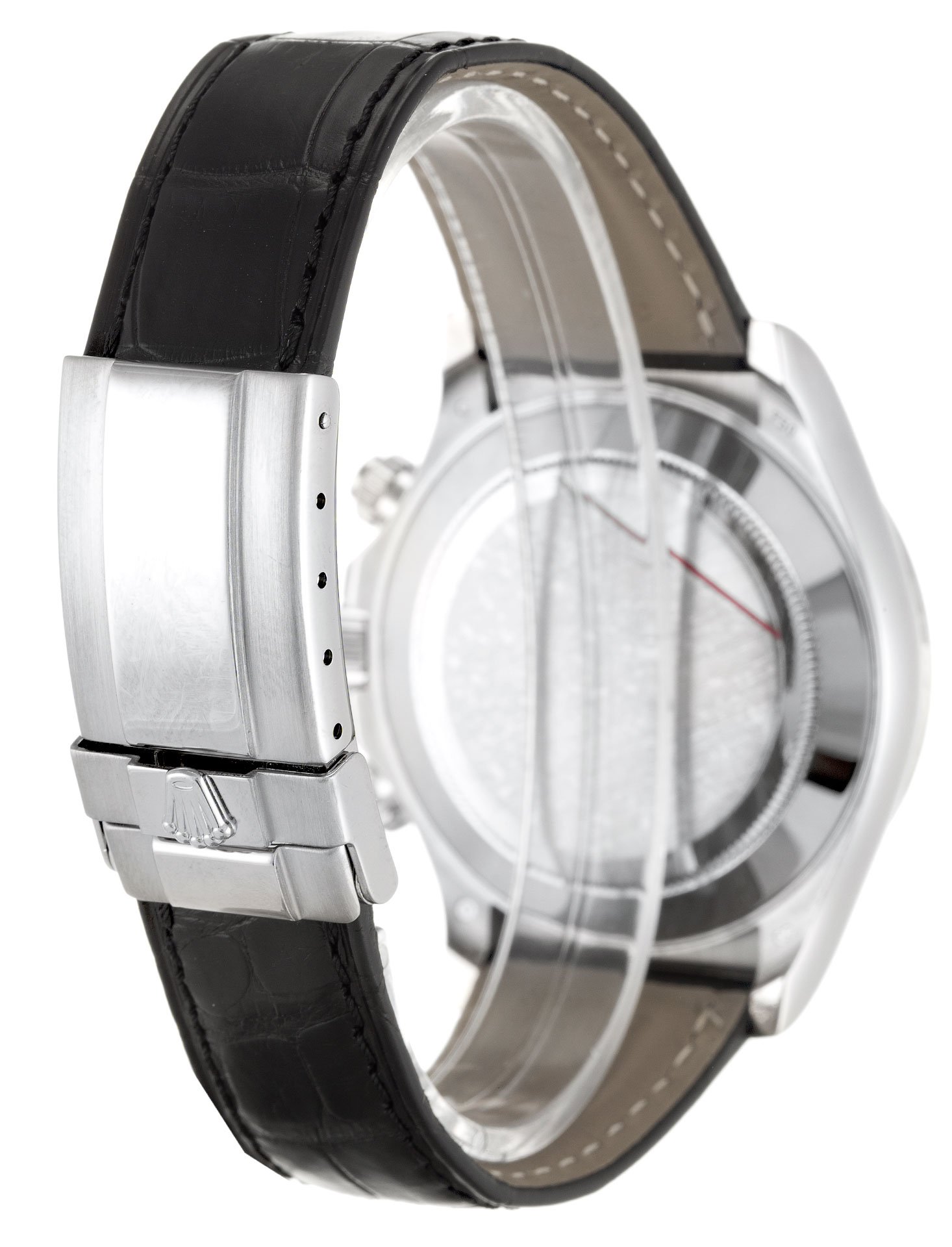 Rolex Daytona Fashion Mechanical Automatic Black Dial White Gold Men Wristwatch 116519-40 MM