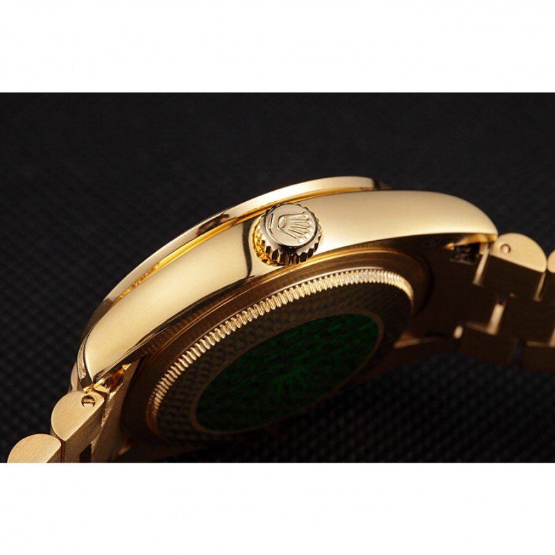 Rolex DayDate Classic Mechanical Automatic Diamond Dial Yellow Gold Plated Men Wristwatch SRL184 621614