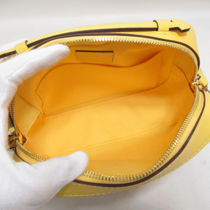 Louis Vuitton Damier Azur Saintonge Limited Edition Yellow Cavans Women Messenger Shoudler Bag N40154
