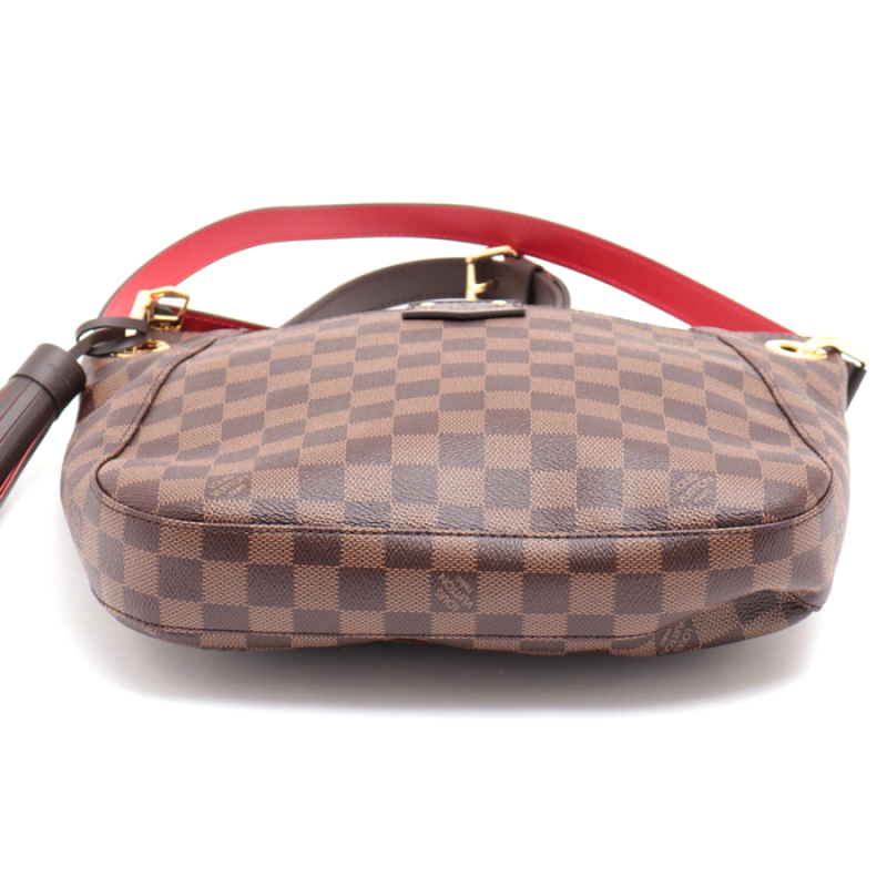 Louis Vuitton Damier Ebene South Bank Besace Brown Canvas Women Messenger Shoulder Bag N42230
