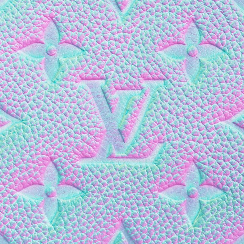 Louis Vuitton Empreinte Couro Onthego PM Novo 2022 Bolsa Feminina de Couro Azul M46067