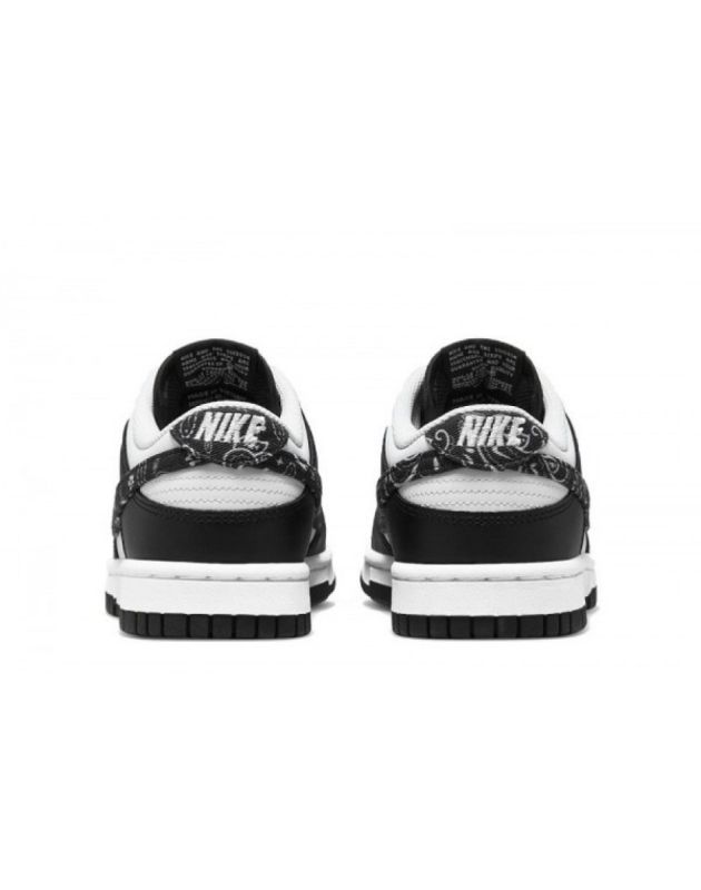 Nike SB Dunk Low 2022 Paisley Pack Black Leather Rubber Sole Casual Sneakers DH4401-100