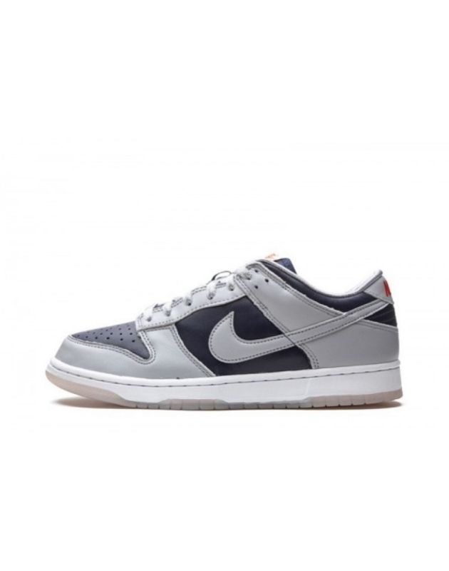 Nike SB Dunk Low 2021 College Navy Grey Leather Rubber Sole Casual Sneakers DD1768-400