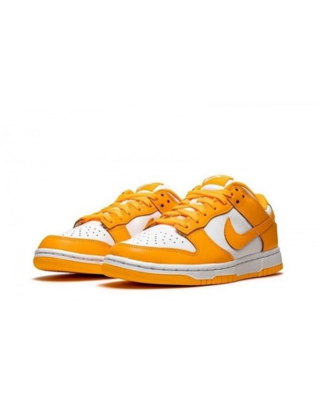 Nike SB Dunk Low 2021 Laser Orange Leather Rubber Sole Casual Sneakers DD1503-800
