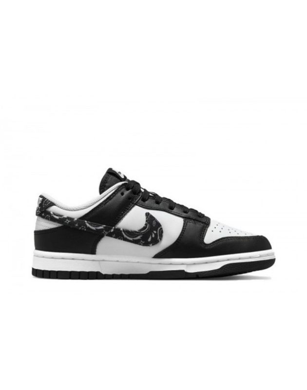 Nike SB Dunk Low 2022 Paisley Pack Black Leather Rubber Sole Casual Sneakers DH4401-100