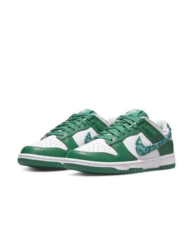 Nike SB Dunk Low 2022 Paisley Pack Green Leather Rubber Sole Casual Sneakers DH4401-102