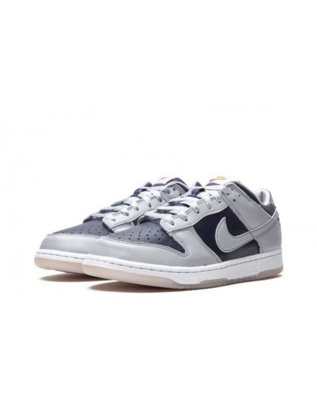 Nike SB Dunk Low 2021 College Navy Grey Leather Rubber Sole Casual Sneakers DD1768-400