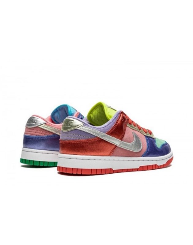 Nike SB Dunk Low 2021 Sunset Pulse Leather Rubber Sole Casual Sneakers DN0855-600