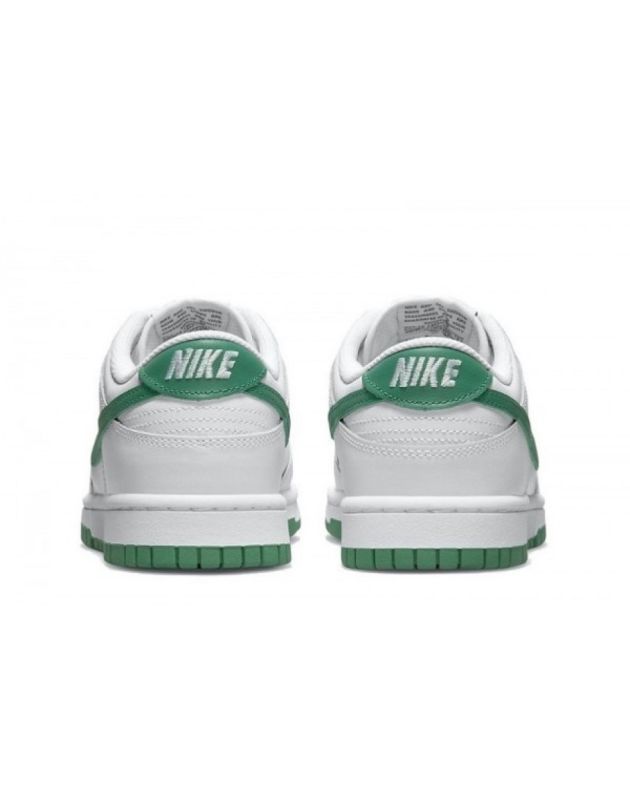 Nike SB Dunk Low 2021 White Green Noise Leather Rubber Sole Casual Sneakers DD1503-112
