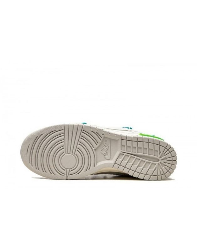 Nike X Off-White SB Dunk Low 2021 Lot 36 Canvas Rubber Sole Casual Sneakers DJ0950-107