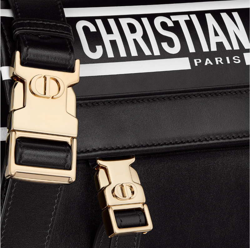 Christian Dior Diorcamp Classic Small Black Cowhide Women Messenger Crossbody Bag M1243ODDD_M911