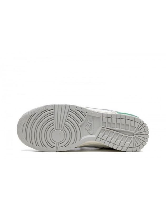 Nike SB Dunk Low X Off-White 2021 Lot 30 Canvas Rubber Sole Casual Sneakers DM1602-122