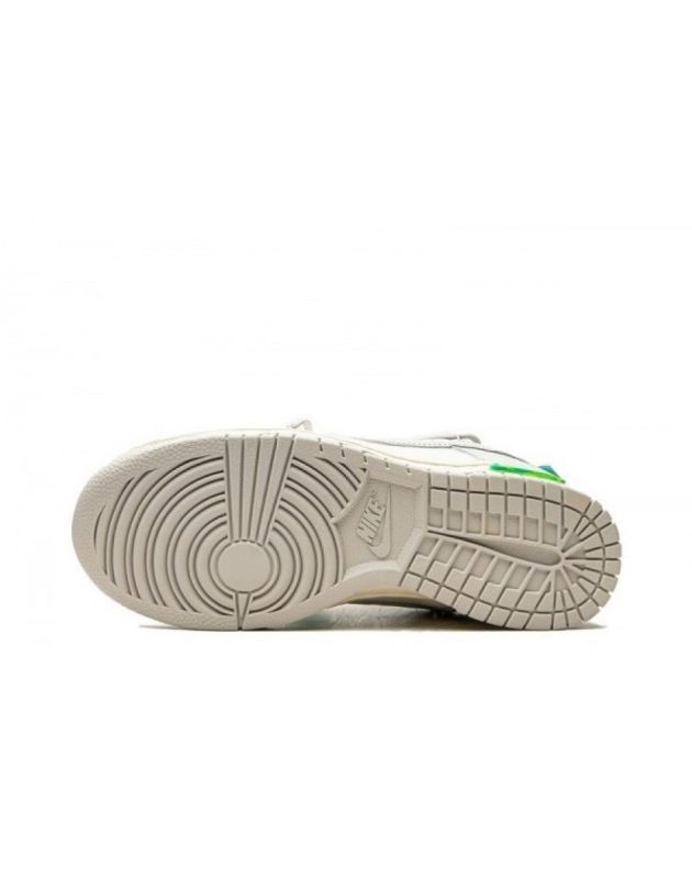 Nike SB Dunk Low X Off-White 2021 Lot 42 Canvas Rubber Sole Casual Sneakers DM1602-117