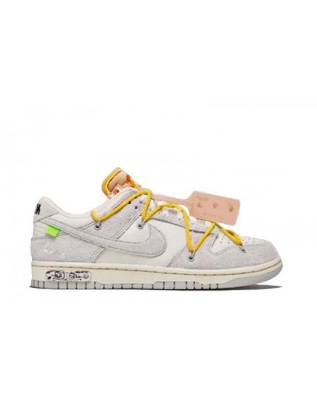 Nike X Off-White SB Dunk Low 2021 Lot 39 Canvas Rubber Sole Casual Sneakers DJ0950-109