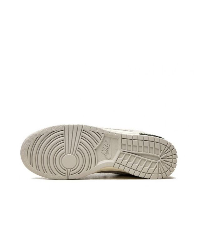 Nike X Off-White SB Dunk Low 2021 Lot 32 Canvas Rubber Sole Casual Sneakers DJ0950-104