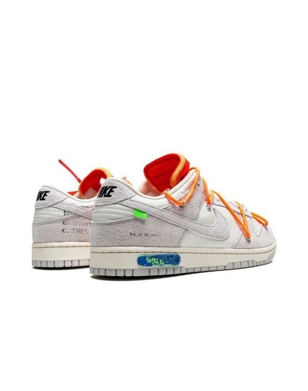 Nike X Off-White SB Dunk Low 2021 Lot 31 Canvas Rubber Sole Casual Sneakers DJ0950-116