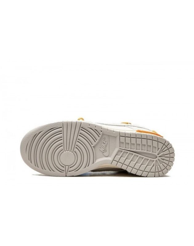 Nike SB Dunk Low X Off-White 2021 Lot 34 Kanvas Tapak Getah Kasut Kasual DJ0950-102