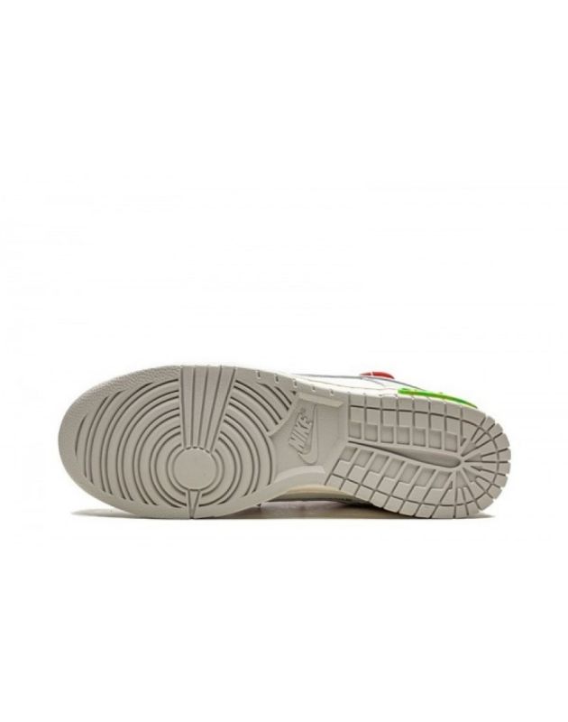 Nike SB Dunk Low X Off-White 2021 Lot 23 Canvas Rubber Sole Casual Sneakers DM1602-126