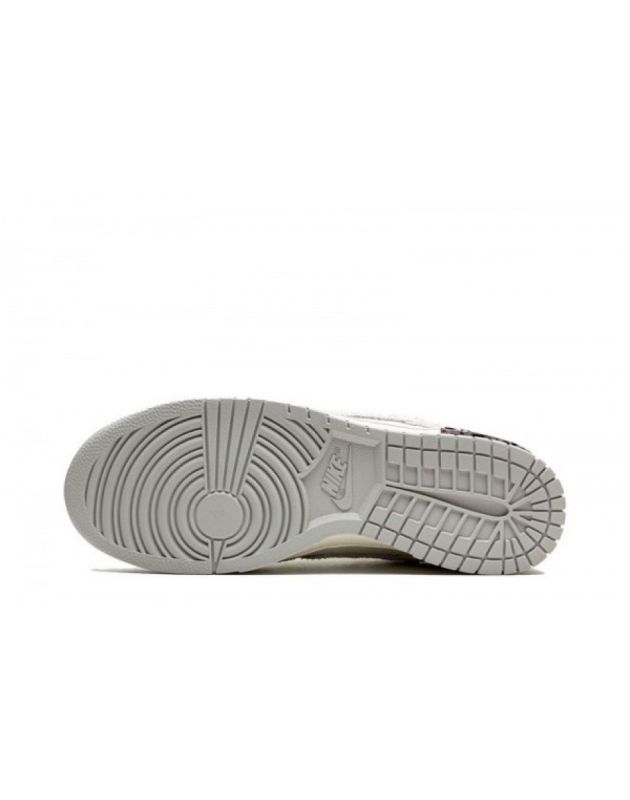 Nike SB Dunk Low X Off-White 2021 Lot 12 Canvas Rubber Sole Casual Sneakers DJ0950-100