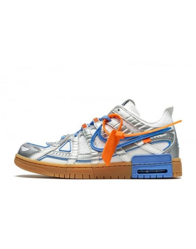 Nike SB Dunk Low X Off-White 2020 UNC Couro Falso Air Sole Tênis Casual CU6015-100