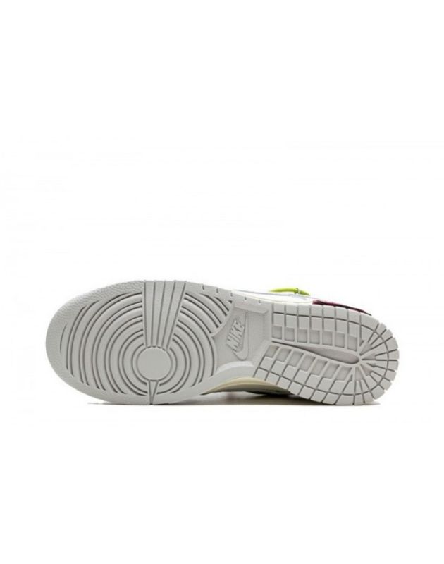 Nike SB Dunk Low X Off-White 2021 Lot 8 Canvas Rubber Sole Casual Sneakers DM1602-106