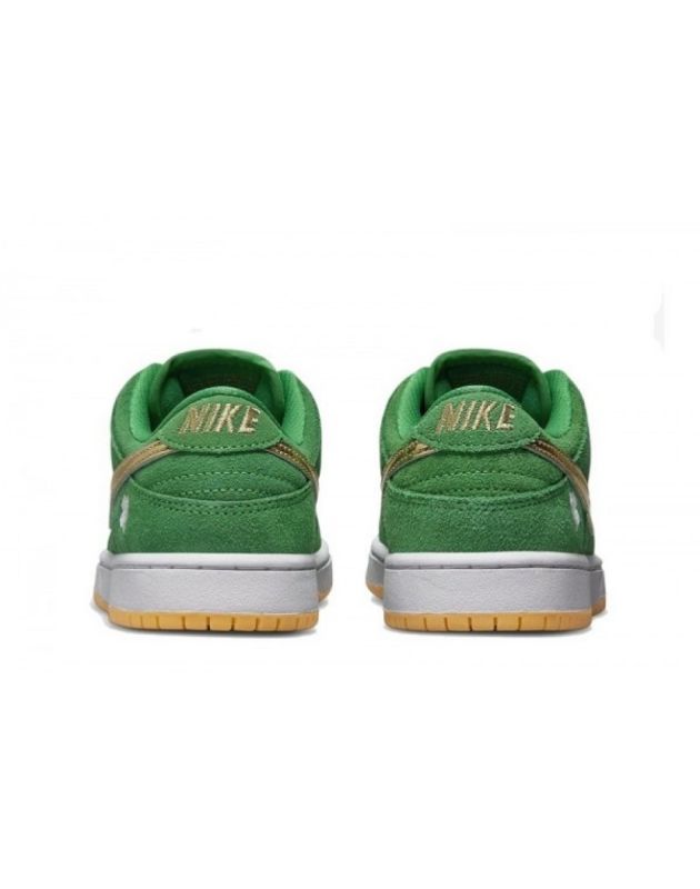 Nike SB Dunk Low 2022 St. Patrick's Day Suede Rubber Sole Casual Sneakers BQ6817-303
