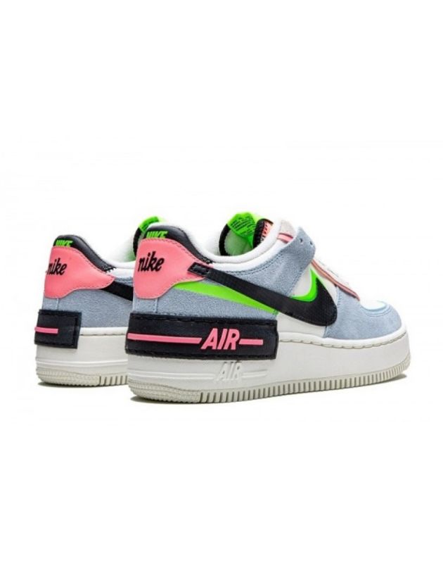 Nike Air Force 1 Low Shadow 2021 Sunset Pulse Leather Rubber Sole Casual Sneakers CU8591-101