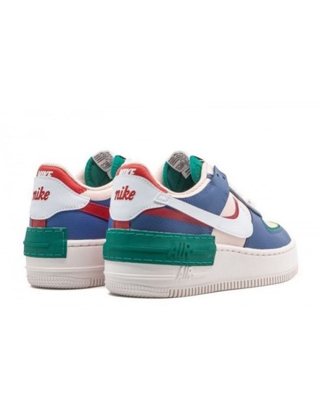 Nike Air Force 1 Low Shadow 2019 神秘海軍藍皮革橡膠底休閒運動鞋 CI0919-400