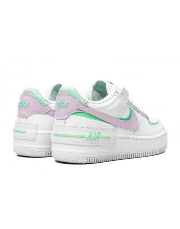 Nike Air Force 1 Low Shadow 2021 Infinite Lilac Football Grey Leather Rubber Sole Casual Sneakers CU8591-103