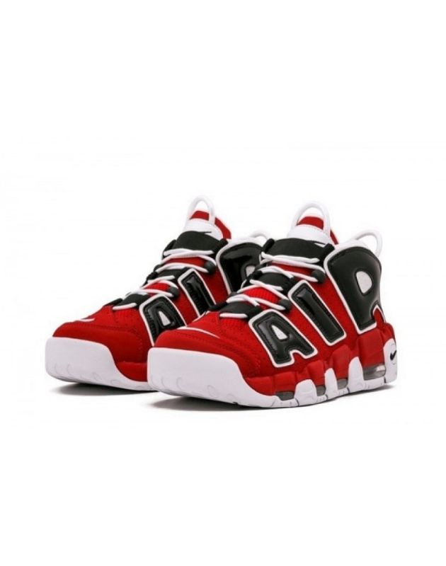 Nike Air More Uptempo 2017 Bulls Hoops Pack Leather Rubber Sole Casual Sneakers 921948-600