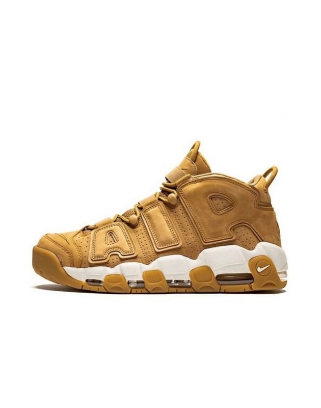 Nike Air More Uptempo 2017 Flax Leather Rubber Sole Casual Sneakers AA4060-200