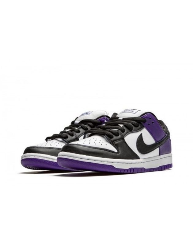 Nike SB Dunk Low 2021 Court Purple Leather Air Sole Casual Sneakers BQ6817-500