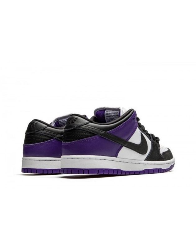Nike SB Dunk Low 2021 Court Purple Leather Air Sole Casual Sneakers BQ6817-500