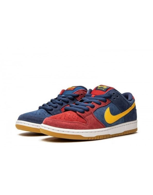 Nike SB Dunk Low 2021 Barcelona Suede Air Sole Casual Sneakers DJ0606-400