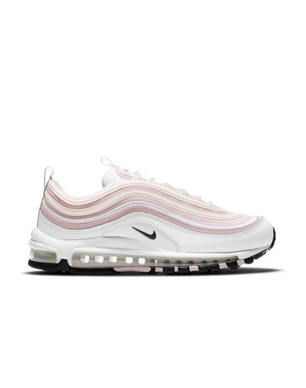 Nike Air Max 97 2021 Pink Cream Leather Rubber Sole Running Sneakers DA9325-100