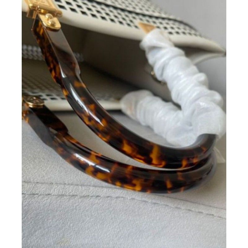 Fendi Sunshine Medium Openwork Kem Da Bò Túi Tote Nữ 8bh386