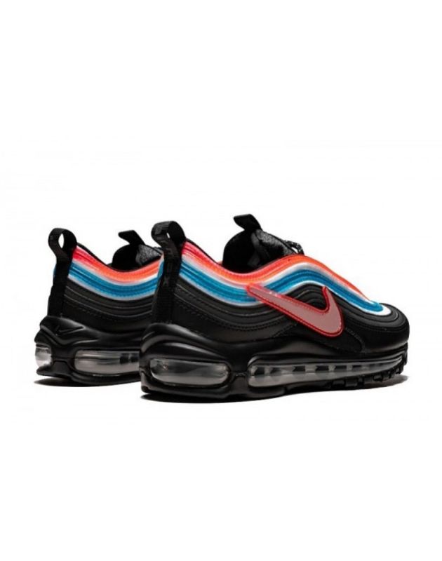 Nike Air Max 97 2019 Neon Seoul Leather Rubber Sole Running Sneakers CI1503-001