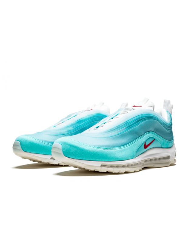 Nike Air Max 97 2019 Shanghai Kaleidoscope Leather Rubber Sole Running Sneakers CI1508-400