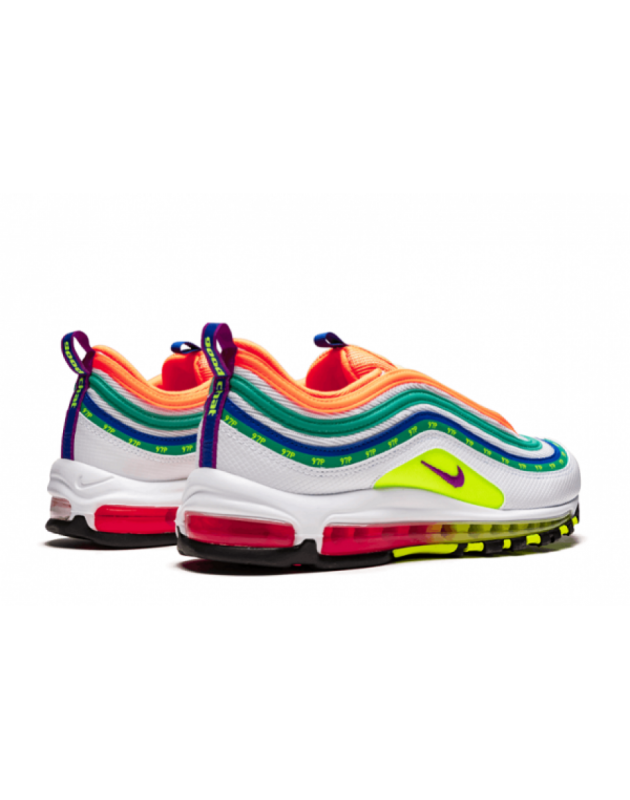 Nike Air Max 97 2019 London Summer of Love Leather Rubber Sole Running Sneakers CI1504-100