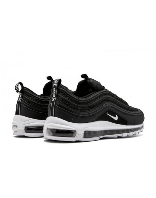 Nike Air Max 97 2017 Black White Leather Air Sole Running Sneakers 921826-001