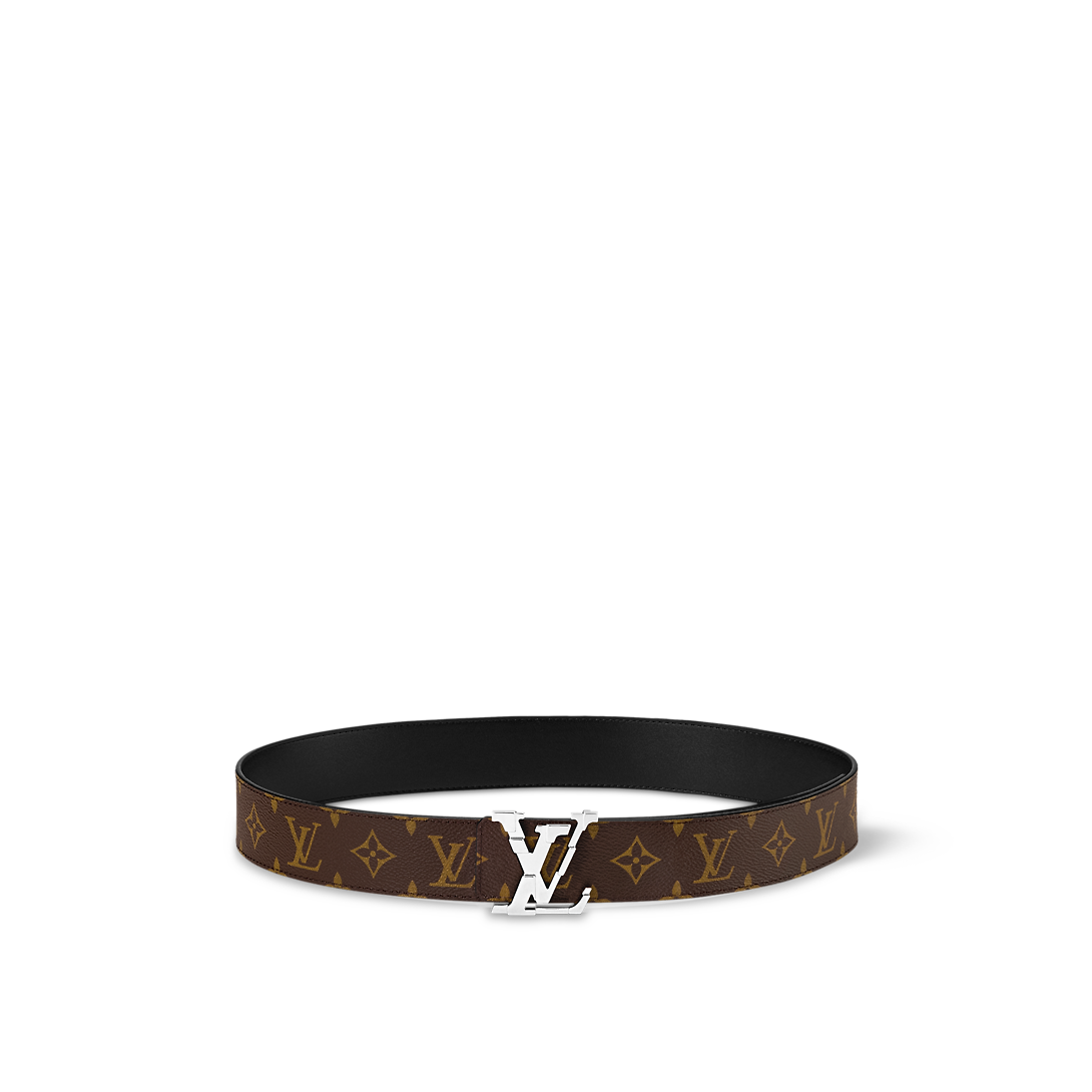 Louis Vuitton Lv Pixel Reversible Classic 40 Mm Brown Canvas Pin Buckle Men Dress Belt M8389T