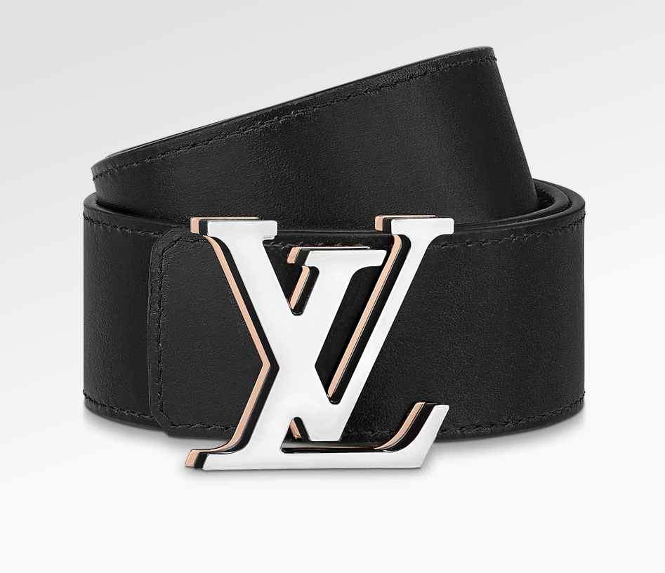 Louis Vuitton Lv Optic Reversible Classic 40 Mm Black Calf Leather Pin Buckle Men Dress Belt M0715T