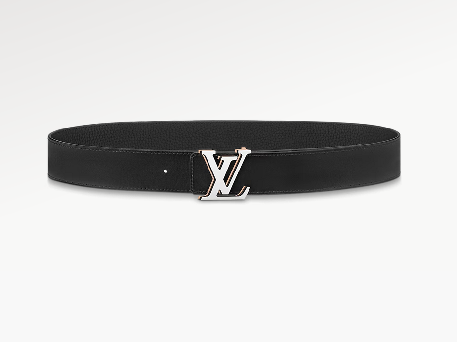 Louis Vuitton Lv Optic Reversible Classic 40 Mm Black Calf Leather Pin Buckle Men Dress Belt M0715T